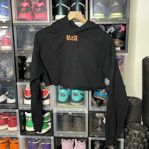 R+A cropped hoodie- small